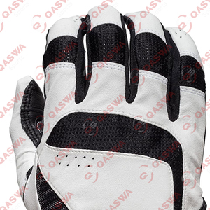 Vente chaude Doigt Complet Softball Gants En Cuir Noir Couleur En Plein Air Baseball Gants De Frappeur Sportswear Gants De Baseball Durables - Product Image 4
