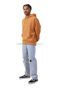 Sweats à capuche pour hommes 100% coton Mode et respirant Vêtements d'hiver Techniques de broderie et de teinture unie - Product Image 2