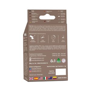 USDA COSMOS orgánico de larga duración tinte de cejas Henna Etiqueta Privada tinte de cejas y kit de coloración a precio mayorista Henna de cejas - Product Image 5