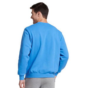 Sudadera Deportiva de Cuello Redondo Super Fleece, Sudadera de Cuello Redondo de Felpa de Doble Secado, Azul Claro, Tallas Disponibles - Product Image 3