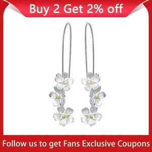 ต่างหูดอกบัวหรูหราสดใสไม่ทำให้ลืมไม่ได้สำหรับงานเลี้ยงและงานแต่งงาน - Product Image 2