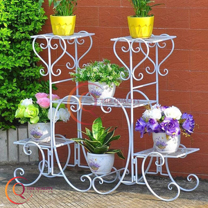 Free Standing Indoor Decorative Iron Plant Stand Powder Coated Metal Flower <b>Pot</b> Wholesale Home Meeting Room Accessory - Product Image 6