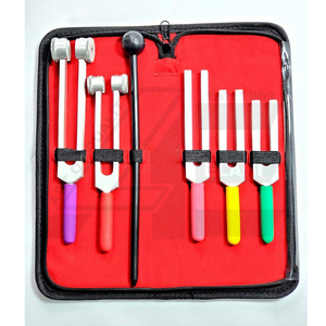 ชุดส้อมเสียงวินิจฉัยระดับมืออาชีพ 6 ชิ้น ทำจากสแตนเลส พร้อมค้อนซิลิโคนกันลื่นแบบมีสีระบุ รุ่น 2026 ขายดี - Product Image 5