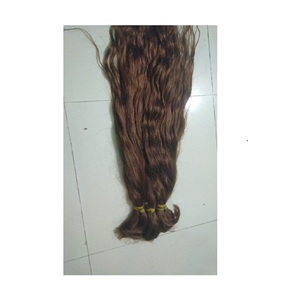 100% NATURAL INDIAN HUMAN HAIR EXTENSIONS RAW HAIR BUNDLES 100% <b>TOP</b> QUALITY RAW INDIAN TEMPLE HAIR BUNDLES - Product Image 2