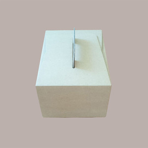 10ชิ้น Bauletto Grande กล่องอาหารกลางวันแบบใช้แล้วทิ้ง280x200H140 Carta Avana สำหรับใส่อาหาร - Product Image 3