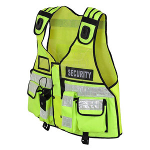 Chaleco de seguridad reflectante para trabajo, ropa de trabajo impermeable, chaleco de seguridad ligero para hombres al por mayor - Product Image 2