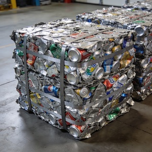 Chatarra de Latas de Bebidas Recicladas de Aluminio, UBC en Pacas Comprimidas para Exportación y Fabricación - Product Image 4