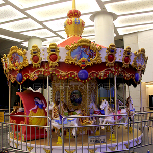 Parc d'attractions Manèges Centre commercial Luxe Go Round Carrousel à vendre Sports <span class=keywords><strong>Manege</strong></span> Merry Go Round Carrousel pour enfants - Product Image 2