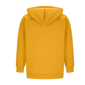 Sweat-shirts pour hommes de couleur jaune fabriqués en usine, confortables pour la saison hivernale, dernier design, demi-zip, coupe ajustée, sweat-shirts à capuche pour hommes - Product Image 2