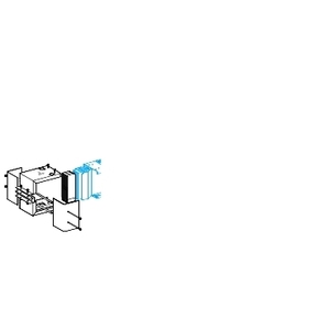 Coperchio Terminale SCHNEIDER ELECTRIC KTB0164FA per Componente di Collegamento Aggiuntivo 1600A Canalis KTA 2000A Canalis KTC per Cavo Busway - Product Image 1