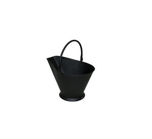 Seau à charbon en fer de style vintage parfait pour l'affichage dans les salons avec un design de cheminée rustique ou campagnard traditionnel - Product Image 3