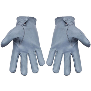 Gants tendance en cuir à logo personnalisé Produit respirant à coutures hautes Gants mode en cuir ultra doux au toucher pour femmes - Product Image 3