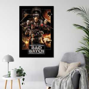 Póster de Star Wars: The Bad Batch de Estilo Moderno, Secuela de The Clone Wars, para Decoración de Pared - Product Image 4