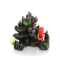 Nouveau Style Fish Tank Rocaille Aménagement Paysager Résine Décoration Paysage Aquarium Artisanat Creative Ornement Artificiel Fish Tank Paysage