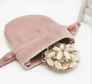 From Viet Nam Supplier Small Silky Velvet, Sturdy and Soft Gift Bag, ,Small Jewelry Pouch for Lipsticks Earings Necklace