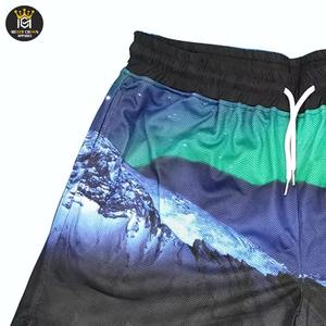 Short en maille de sublimation décontracté de haute qualité Logo personnalisé OEM Workout 100% Short en maille de sublimation en polyester personnalisé - Product Image 3