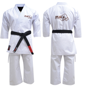 ชุดคาราเต้ผ้าคอตตอนสีสำหรับผู้ใหญ่เครื่องแบบคาราเต้ผ้าคอตตอนดีไซน์ใหม่ล่าสุด - Product Image 6