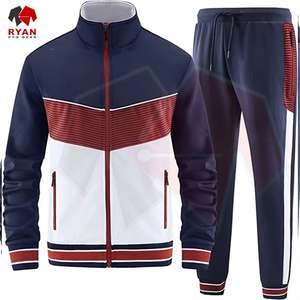 Survêtement personnalisé pour homme, tissu à séchage rapide, couleurs unies, services ODM et OEM disponibles, respirant - Product Image 4