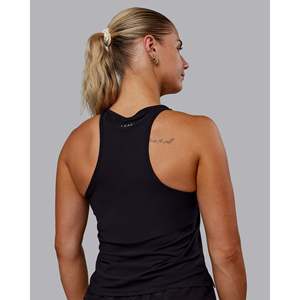 Débardeur de sport en tricot respirant pour femme Cadence - Noir, disponible en grandes tailles - Product Image 4