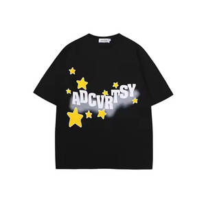 Dernier modèle T-shirts surdimensionnés imprimés bouffants pour hommes 100% coton T-shirts respirants confortables les plus vendus pour hommes - Product Image 6