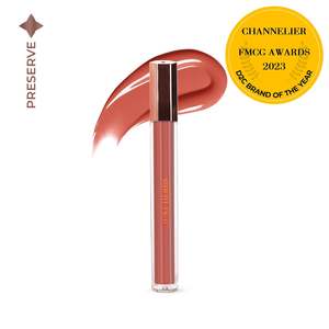 Tinta Labial de Vidrio a Base de Plantas con Cica y Aceite de Almendras Dulces - Larga Duración, Alta Pigmentación, Vegana - Product Image 4