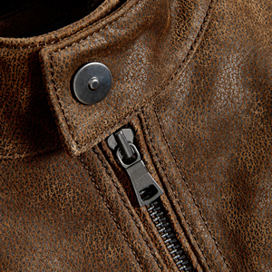 OEM/ODM Veste de course en cuir de mouton élégante pour hommes Conception personnalisée Broderie Confortable Doux Imperméable & Respirant Logo avant - Product Image 6