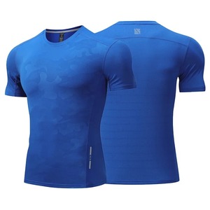 ชุดวิ่งออกกำลังกายผ้าฝ้ายออร์แกนิกของผู้ชายเสื้อออกกำลังกายพิมพ์ลาย3D น้ำหนักเบาสำหรับฤดูร้อน100% - Product Image 3