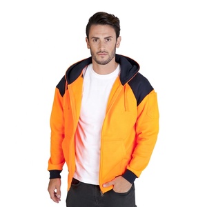 เสื้อมีฮู้ดมีซิปสำหรับผู้ชายโอเวอร์ไซส์มีฮู้ดแบบรูดซิปรูดผ้าฝ้าย GSM 450สำหรับเสื้อผ้าฤดูหนาว - Product Image 1