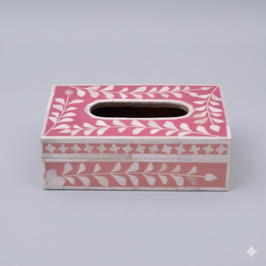 กล่องใส่กระดาษทิชชู่สี่เหลี่ยมสไตล์วินเทจพิมพ์ลายได้ตามต้องการ - Product Image 1