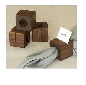 Servilletero de madera Brownnie para comedor, cocina, fiestas, bodas, dormitorio, baño, mesa al aire libre, diseño de área, cajas de pañuelos - Product Image 3
