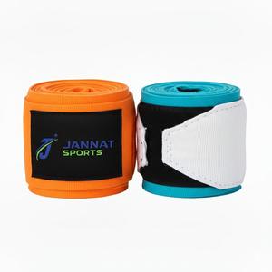 Hot Seller High Quality Cotton <b>Elasticity</b> Breathability Stability Custom Logo Professional Boxing Hand Wraps <b>Bandages</b> Durable - Product Image 4