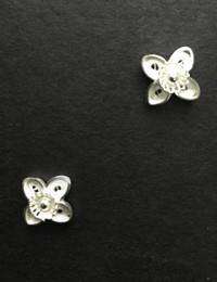 ต่างหูหมุด14เม็ดลายดอกไม้คลาสสิกเกรดสูงขายดีที่สุดส่งตรงจากผู้จำหน่ายอินเดียที่มีประกายระยิบระยับ - Product Image 3