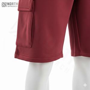 Shorts cargo décontractés pour hommes en coton d'été Motif uni Multi-poches Streetwear 100% coton Pantalon court pour hommes Shorts d'été pour hommes - Product Image 4