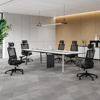 Chaise de bureau ergonomique à dossier haut en maille avec appui-tête réglable et soutien lombaire – Fournisseur pour espaces de travail