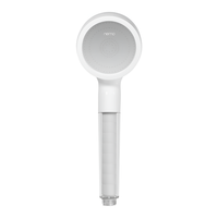 Tête de douche filtrante Nemo Silver Clear en plastique, fabrication coréenne, 2 étapes, à fixer sur robinet, usage domestique, élimination du chlore résiduel, ISO 1