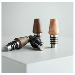Royal Metal Wine Preservation <b>Stoppers</b> Reusable Eco-Friendly High Quality <b>Bottle</b> Closures for Enhanced Wine Storage - Product Image 4