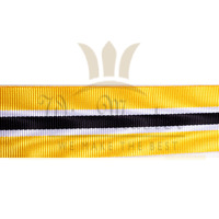 Medalla en miniatura OEM, cintas de Moire, premio de decoración, barra de rango, cintas metálicas hechas de seda de tela estrecha a granel OEM