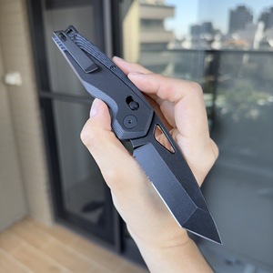 Apariencia de tiburón Cuchillo de caza táctico al aire libre Cuchillo de bolsillo plegable - Product Image 4