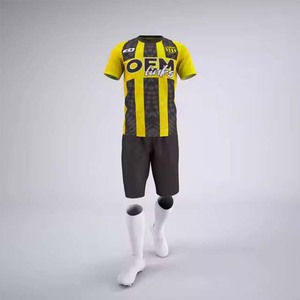 Tùy Chỉnh Thoải Mái Người Đàn Ông Của Bóng Đá Jersey Đồng Phục Bóng Đá <span class=keywords><strong>Kit</strong></span> Cao Cấp Tùy Chỉnh Bóng Đá Mặc - Product Image 4