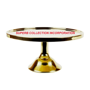 Soporte de pastel de Metal rosa de lujo Venta caliente y alta calidad en gran oferta para mesa de decoración de boda - Product Image 3
