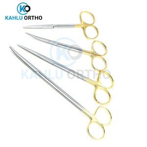 (แพ็ค 4 ชิ้น) กรรไกร TC Mayo เครื่องมือผ่าตัดแบบใช้มือ KAHLU ORTHOPEDIC ได้รับการรับรองมาตรฐาน CE สำหรับโรงพยาบาล - Product Image 3