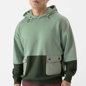 High Quality Winter Men's Pullover Hoodies Solid <b>Color</b> Digital Stonewashed Breathable <b>Light</b> Weight 100% Cotton Custom Logo - Product Image 1