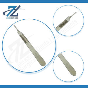 Manche de scalpel manuel de haute qualité 127 mm n° 4 en acier inoxydable chirurgical réutilisable certifié CE pour instruments de chirurgie générale - Product Image 4