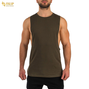 Camisetas de Gimnasio Personalizadas al por Mayor de Algodón/Poliéster 230gsm, Transpirables, Tejidas, sin Mangas, Ecológicas, de Secado Rápido, Ropa Deportiva para Hombre - Product Image 6