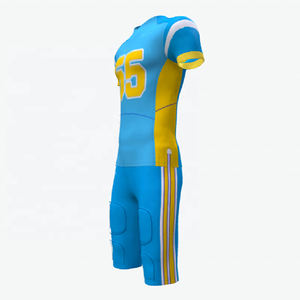 Uniformes de football américain personnalisés au meilleur prix, uniformes de football américain respirants à manches courtes avec sublimation - Product Image 2