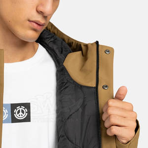 เสื้อปาร์เกอะหางปลาของผู้ชายเสื้อปาร์กาแบบหางปลาออกแบบโลโก้ได้ตามต้องการ - Product Image 5