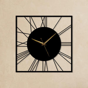 Private Branding Hot <b>Unique</b> Design Metal Analog <b>Wall</b> <b>Clock</b> With Customized Color And Size For Home Decor And Living Area - Product Image 2