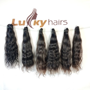 Venta al por mayor 100% color negro natural cabello humano crudo vietnamita cutícula ondulada alineada estilos de rizos de onda suelta ninguno químico - Product Image 3