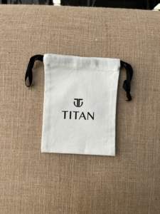 Minimalist 100% Cotton Pouch Custom Logo Drawstring Bag for Candy Gift <b>Jewelry</b> Storage Ethnically Styled Mini Bag MOQ 50 Pieces - Product Image 4