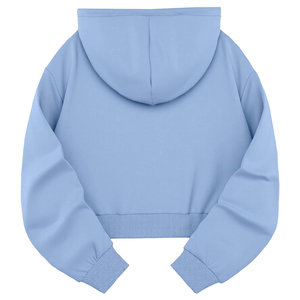 Streetwear décontracté épaules tombantes figurines respirant écologique sweats à capuche tricoté col à capuche avec poignets élastiques sweat à capuche court - Product Image 2